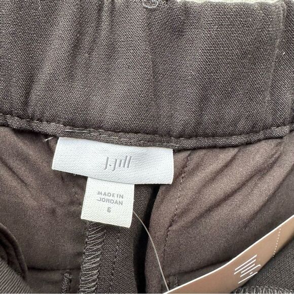 J JILL Pants Women 6 Straight Leg Office Work Black Minimalist - Picture 7 of 11